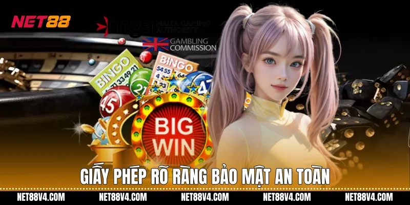 Giấy phép rõ ràng bảo mật an toàn